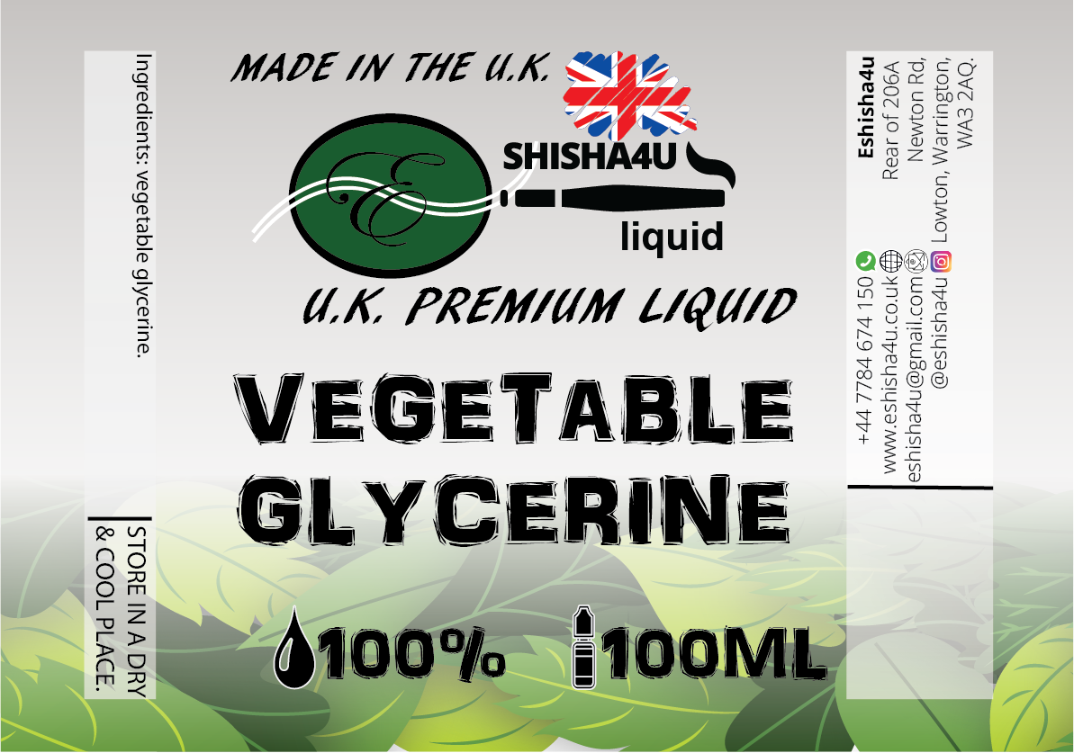 eshisha4u 100ml vg label