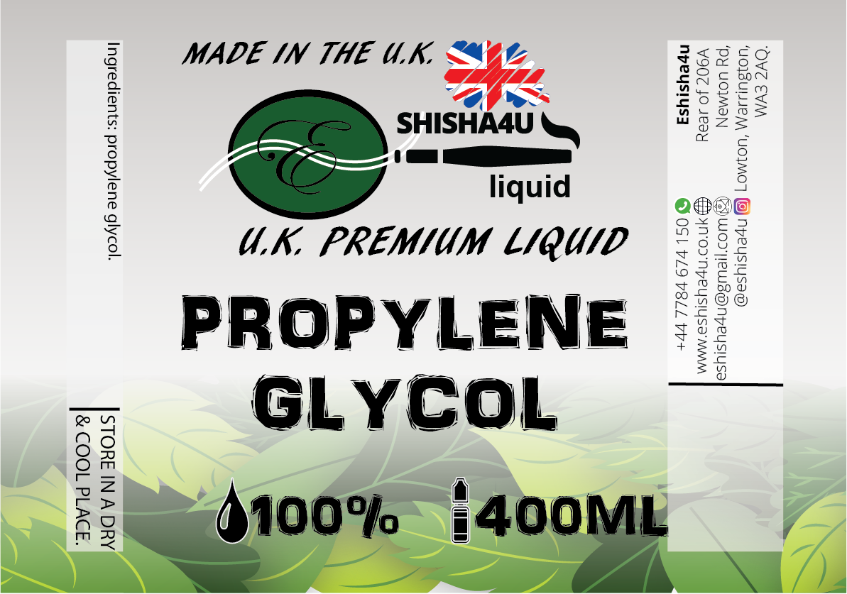 eshisha4u 400ml pg label