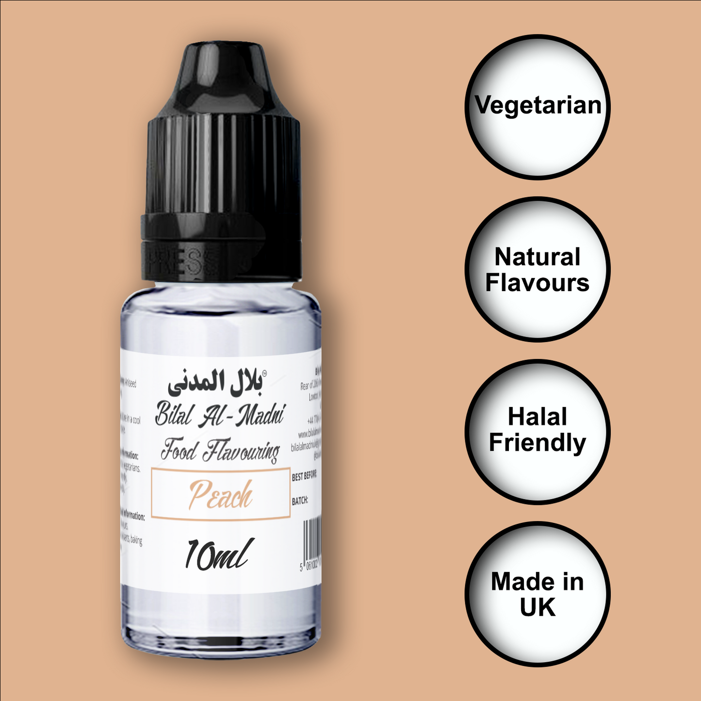bilal al madni 10ml peach
