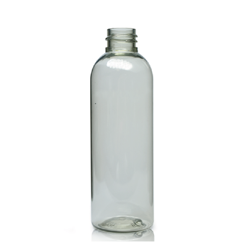 100ml Clear Boston Bottles with Black Twist Top Caps