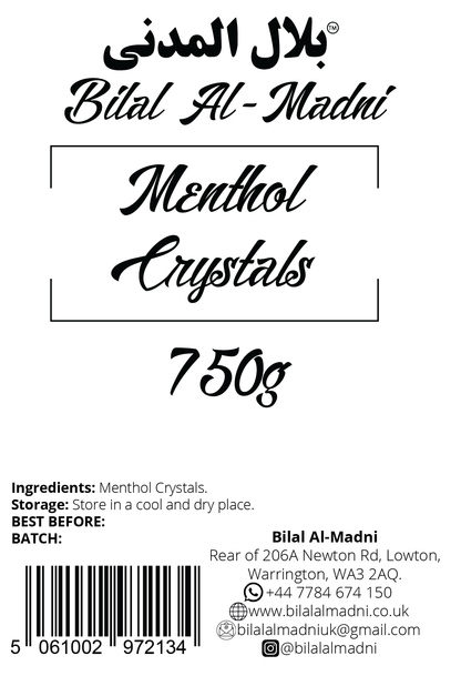 menthol crystal pouch 750g