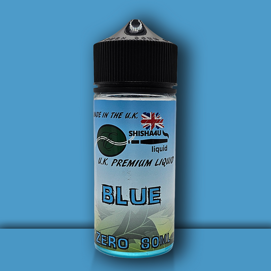 Eshisha4u UK Manufactured E-Liquid | 70/30 No Nicotine | 80ml | Blue