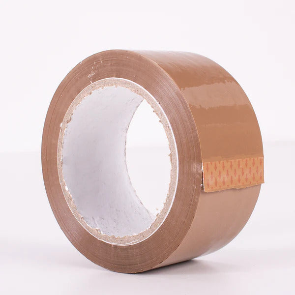 Brown Packaging Tape 6 Rolls 48mm x 92m (100yards)