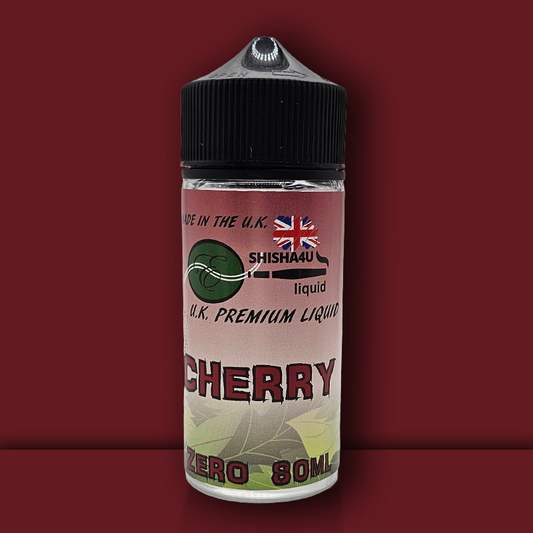 Eshisha4u UK Manufactured E-Liquid | 50/50 No Nicotine | 80ml | Cherry