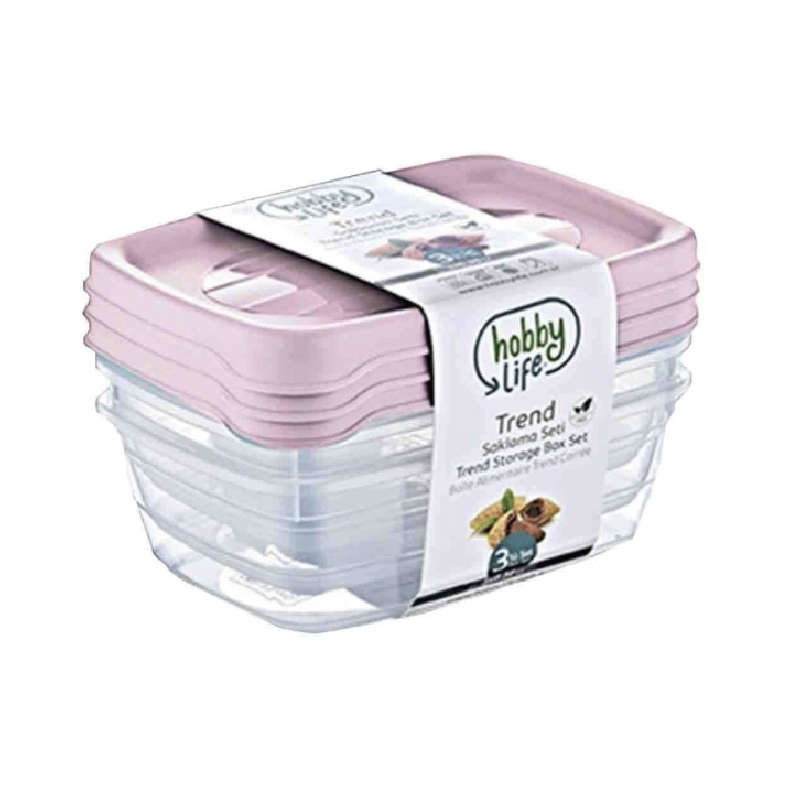 Hobbylife Trendbox Storage Container 0.3L (3 pacK)