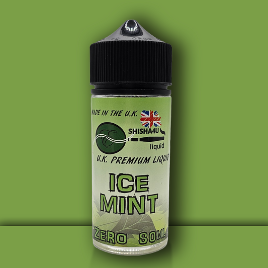 Eshisha4u UK Manufactured E-Liquid | 70/30 No Nicotine | 80ml | Ice Mint