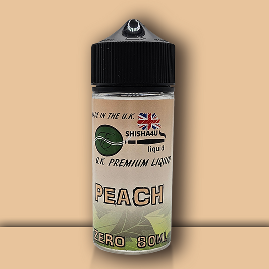 Eshisha4u UK Manufactured E-Liquid | 70/30 No Nicotine | 80ml | Peach