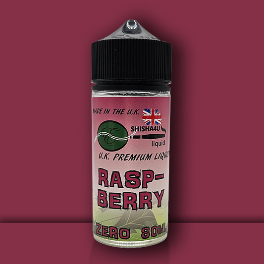 Eshisha4u UK Manufactured E-Liquid | 70/30 No Nicotine | 80ml | Raspberry