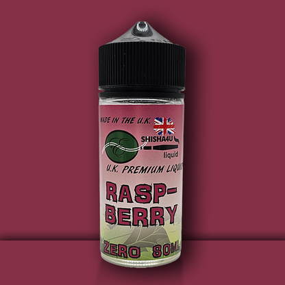 Eshisha4u UK Manufactured E-Liquid | 50/50 No Nicotine | 80ml | Raspberry