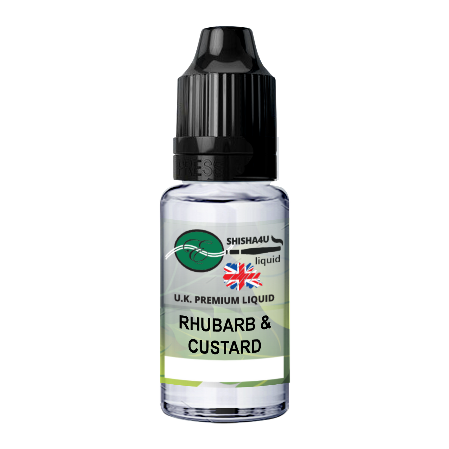 Eshisha4u UK Manufactured E-Liquid | 70/30 | 10ml | Rhubarb & Custard