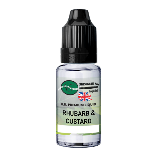 Eshisha4u UK Manufactured E-Liquid | 70/30 | 10ml | Rhubarb & Custard