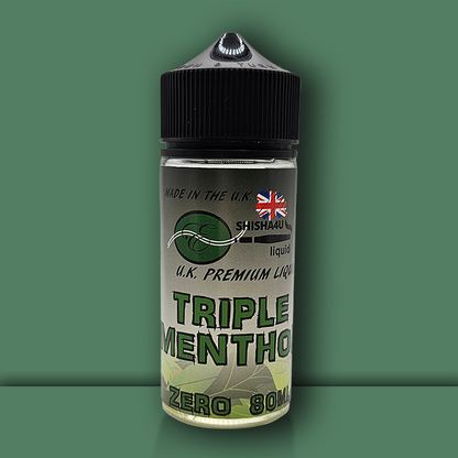 eshisha4u 80ml shortfill triple menthol