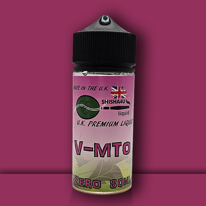 Eshisha4u UK Manufactured E-Liquid | 70/30 No Nicotine | 80ml | V-mto